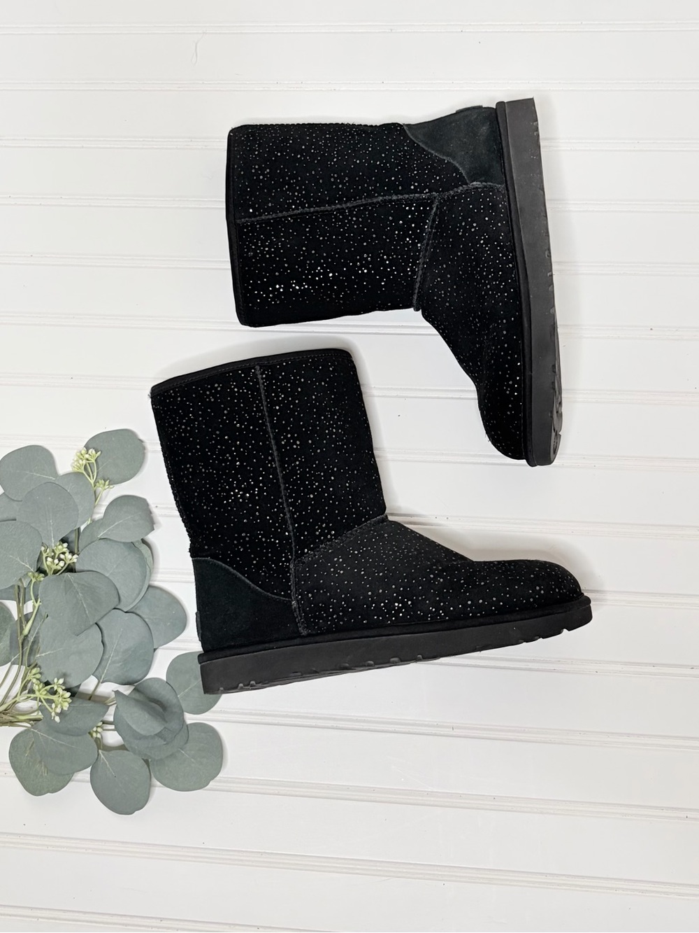UGG Classic Short Metallic Boots
